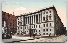 Postcard Baltimore Maryland Court House ca.1910 - £2.89 GBP