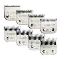 Geib Buttercut Grooming Blades Stainless Steel 8 Pack Professional Clipp... - £315.01 GBP
