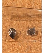Diamond Shaped Silver Earrings Posts *New/Unused* DTC - $13.66 CAD