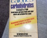 Vintage 1973 Paperback Calories &amp; Carbohydrates by Barbara Kraus First P... - $6.35