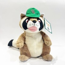 Vintage 90s Ranger Rick Raccoon 8” Plush Animal National Wildlife Federation - £7.10 GBP