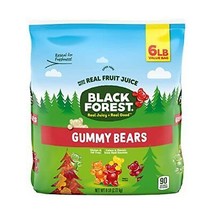 Black Forest Gummy Bears Candy 6 Pound Bulk Bag - $52.58