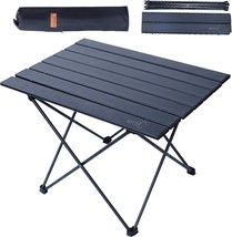 Beach Table, Camping Table, Roll Up, Foldable, Collapsible, Aluminum, Of... - £35.28 GBP