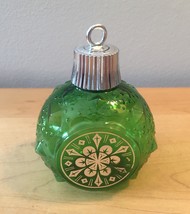  70s Avon Green Christmas Ornament bubble bath container (Bubble Bath) - £9.48 GBP