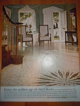 Vintage Armstrong Vinyl Floors Print Magazine Advertisement 1966 - $3.99