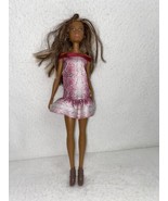 African American Barbie Fashionistas Doll animal print dress - £11.76 GBP