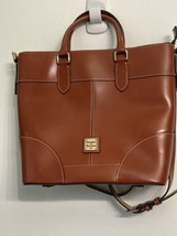 Dooney &amp; Bourke  Editor’s Tote NWOT  With Tag Color Caramel Pecan Cognac - £151.52 GBP