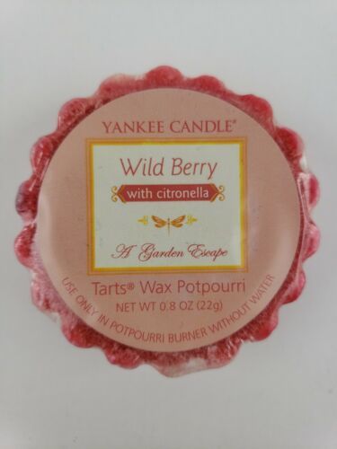 Yankee Candle Wild Berry With Citronella Tart Wax Potpourri VTG Rare Retired HTF - $16.65