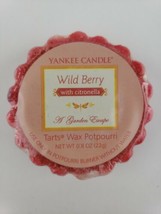 Yankee Candle Wild Berry With Citronella Tart Wax Potpourri VTG Rare Ret... - $16.65
