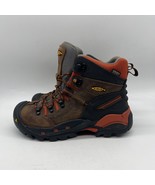 Keen Pittsburgh 6 Mens Brown Black Lace Up Waterproof Work Boots Size 8 EE - £98.55 GBP