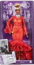 Barbie Inspiring Women Doll, Celia Cruz Queen of Salsa Collectible in Re... - £27.16 GBP