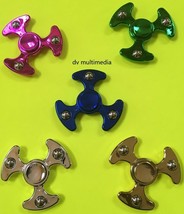 Metallic &amp; Glow In The Dark Tri Fidget Spinners - $6.01