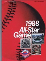 1988 MLB All Star Game Program Cincinnati Riverfront Stadium Terry Steinbach MVP - £19.46 GBP