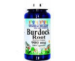 900mg Burdock Root 100 Capsules Arctium Lappa Herbal Dietary Supplement ... - £10.93 GBP