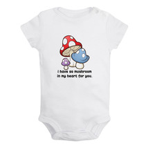 I Have So Mushroom In My Heart For You Funny Romper Baby Bodysuit Newborn Outfit - £8.31 GBP
