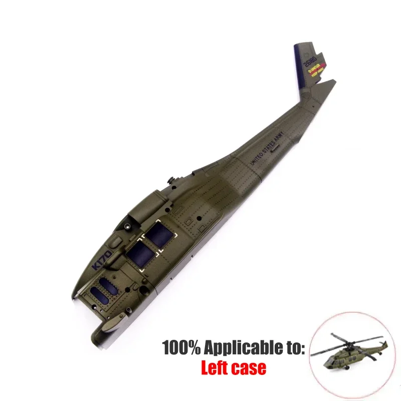[K170 0014] Wltoys K170 Black Hawk Helicopter Original Parts Fuselage Be... - $24.76