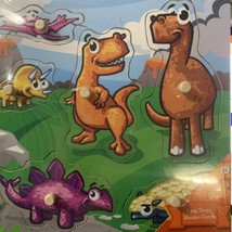 Easy Shape Dinosaur Wooden Puzzle (6 pcs) - $4.83