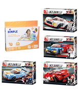 SlubanKids Cars Building Blocks 643 Pcs With Coloring Play Mat &amp; Markers... - €38,56 EUR