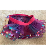 NEW Build A Bear Workshop Pink Purple Tulle Blue Silver Sequins Tutu Skirt - £9.81 GBP