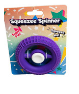 Squeezee Spinner 2 In 1 Fidget Toy-Purple/White-Brand New-SHIPS N 24 HOURS - £6.78 GBP