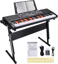 Advanced 61-Key High-Quality Electric Keyboard Piano For Novices Featuring - £121.82 GBP