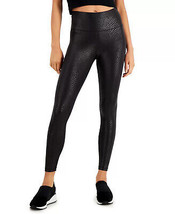 Womens Leggings Croc Print Compression High Rise Black XXL (2XL) INC $39 - NWT - £7.18 GBP