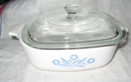 CorningWare 1 Qt Casserole w/ Lid-Blue Cornflower- Item P-1-B-USA - €21,59 EUR