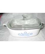 CorningWare 1 Qt Casserole w/ Lid-Blue Cornflower- Item P-1-B-USA - €21,46 EUR