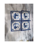 Delft Blue Holland Windmill Pot Holder Set, Hot Pad, Set of 4, Kitchen D... - $244.42 MXN