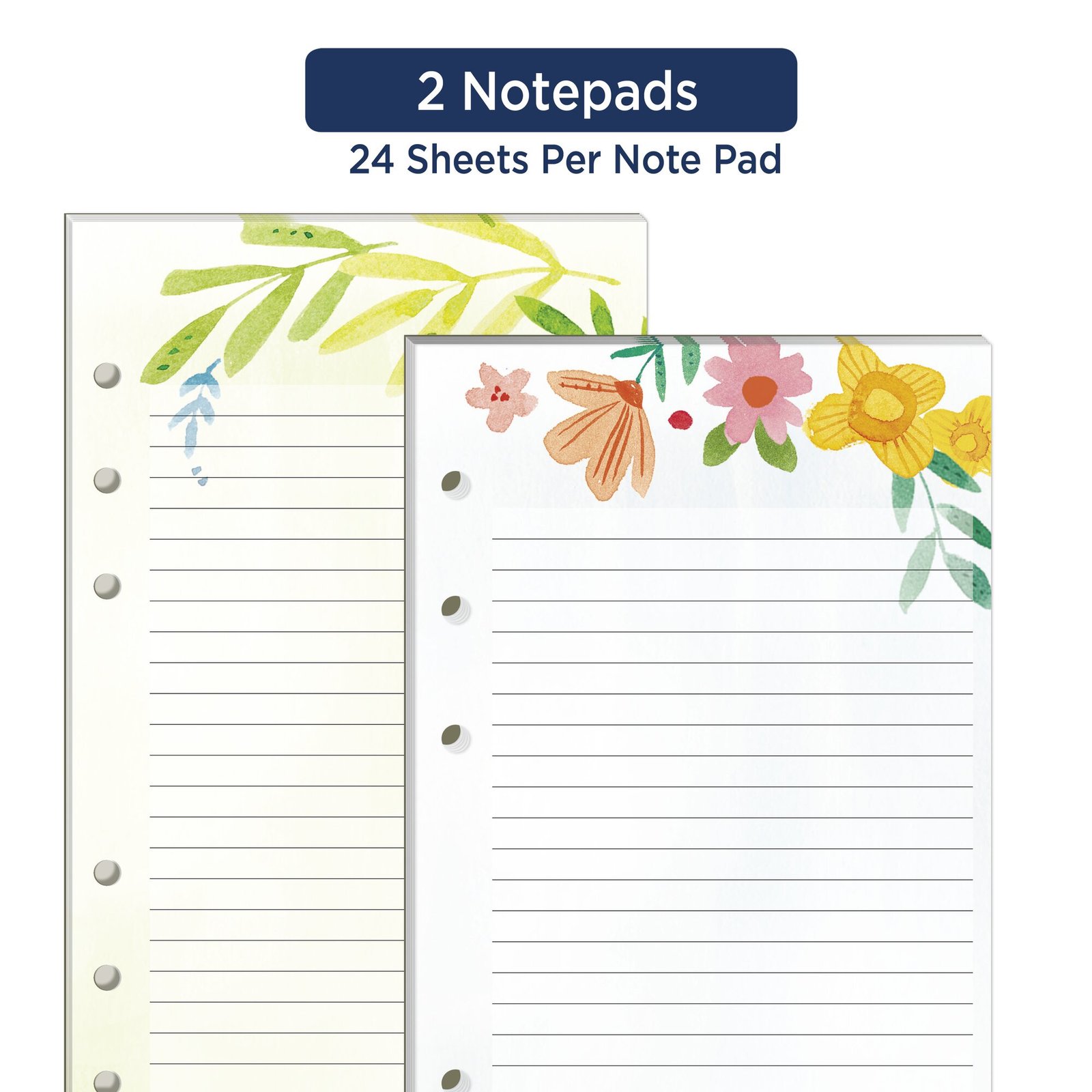 AT-A-GLANCE Kathy Davis kD33-3 Undated Refill Loose-Leaf Notepads Size 3 - $13.85