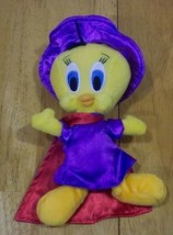 Wb Looney Tunes Tweety Bird As Witch 8&quot; Stuffed Animal - £12.27 GBP