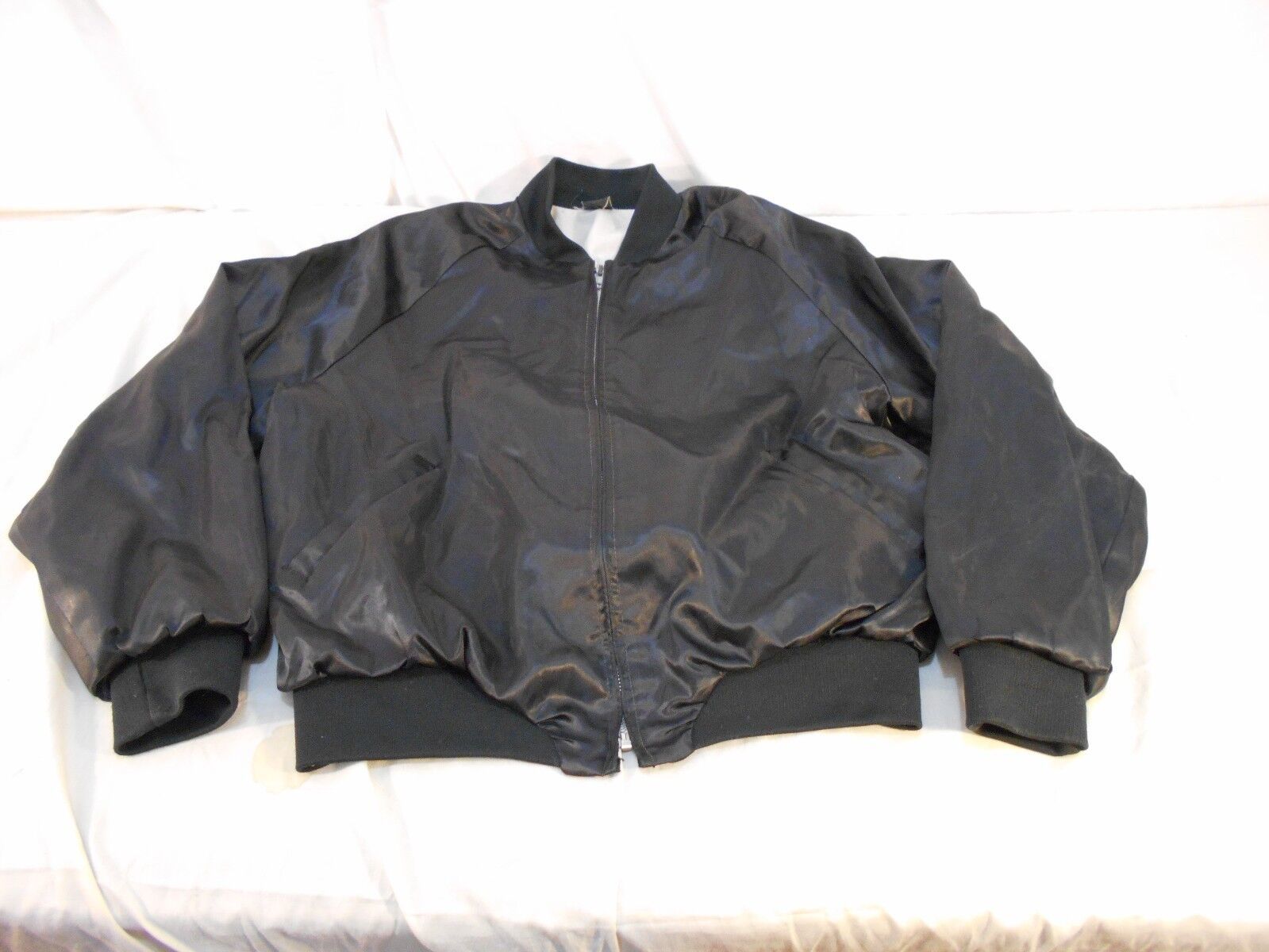 Black Windbreaker Unbranded Jacket Coat 6366 - $17.35