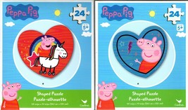 Peepa Pig - 24 Shaped Puzzle - (Set of 2) - £11.66 GBP