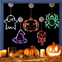 Halloween Window Decorations - 5Pack Halloween Led Window Lights With Suction Cu - £23.71 GBP