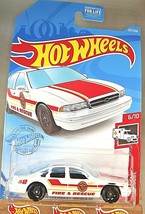 2021 Hot Wheels #227 HW Rescue 6/10 &#39;96 CHEVROLET IMPALA SS White w/Blac... - £5.97 GBP