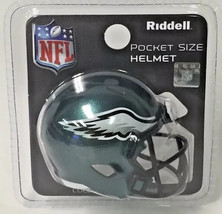 *Sale* Philadelphia Eagles 2&quot; Pocket Pro Speed Nfl Football Helmet Riddell! - £7.66 GBP