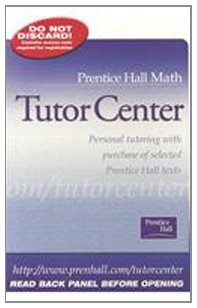 Prentice Hall Math Tutor Center Pearson, Jeffrey - $5.98
