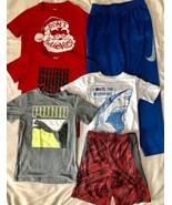 LOT of BOYS Sport Clothes Shirts Shorts Pants Nike Puma Old Navy Size S ... - £22.17 GBP