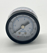 Weksler 100XPA Air Pressure Gauge 0-160Psi  - £11.94 GBP