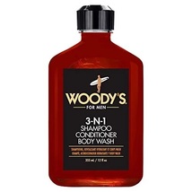 Woody's 3-N-1 Shampoo Conditioner Body Wash 12oz - $21.98