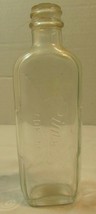 Vintage 5&quot; clear PINEX TRADE MARK  Glass Bottle - $14.40