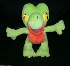 10" Pokemon Treecko Nintendo Green Lizard Stuffed Animal Plush Toy 2004 Doll - $19.00