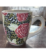 DEBRA VALENCIA Roses Mug Blue Harbor  2012 FLOWERS Large Coffee Mug Cup - €11,90 EUR