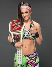 Bayley 8X10 Photo Wrestling Picture Wwe With Belt - $4.94