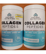 2 Pk: Ancient Nutrition Collagen Peptides Unflavored 9.88oz ea (Exp. 8/27) - €29,74 EUR