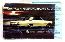 1962 Ford Galaxie/Galaxie 500/Station Wagons Owner&#39;s Manual OEM  6466 - $36.62
