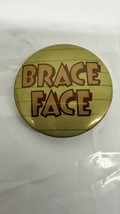 Hallmark Hat Pin Button &quot;Brace Face&quot; 1984 VTG  Dentist Pin Back - $13.80 CAD