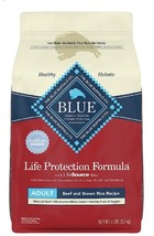 Blue Buffalo 804084 Adult Dry Dog Food, Beef &amp; Brown Rice Recipe - 5 lbs - $689.93 MXN