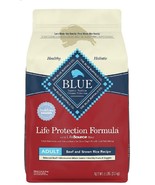 Blue Buffalo 804084 Adult Dry Dog Food, Beef &amp; Brown Rice Recipe - 5 lbs - €32,15 EUR
