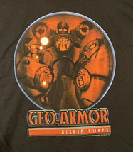 Geo-Armor Kishin Corps Thunder T-Shirt Vintage Anime Mecha Raijin Black ... - £37.75 GBP